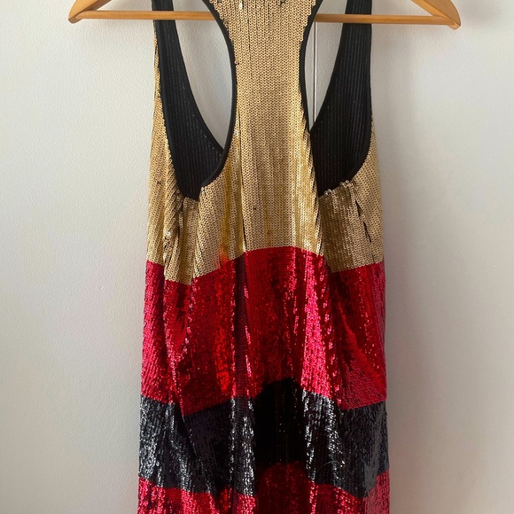 DKNY Jeans sequinned top, size S - Picture 4 of 5